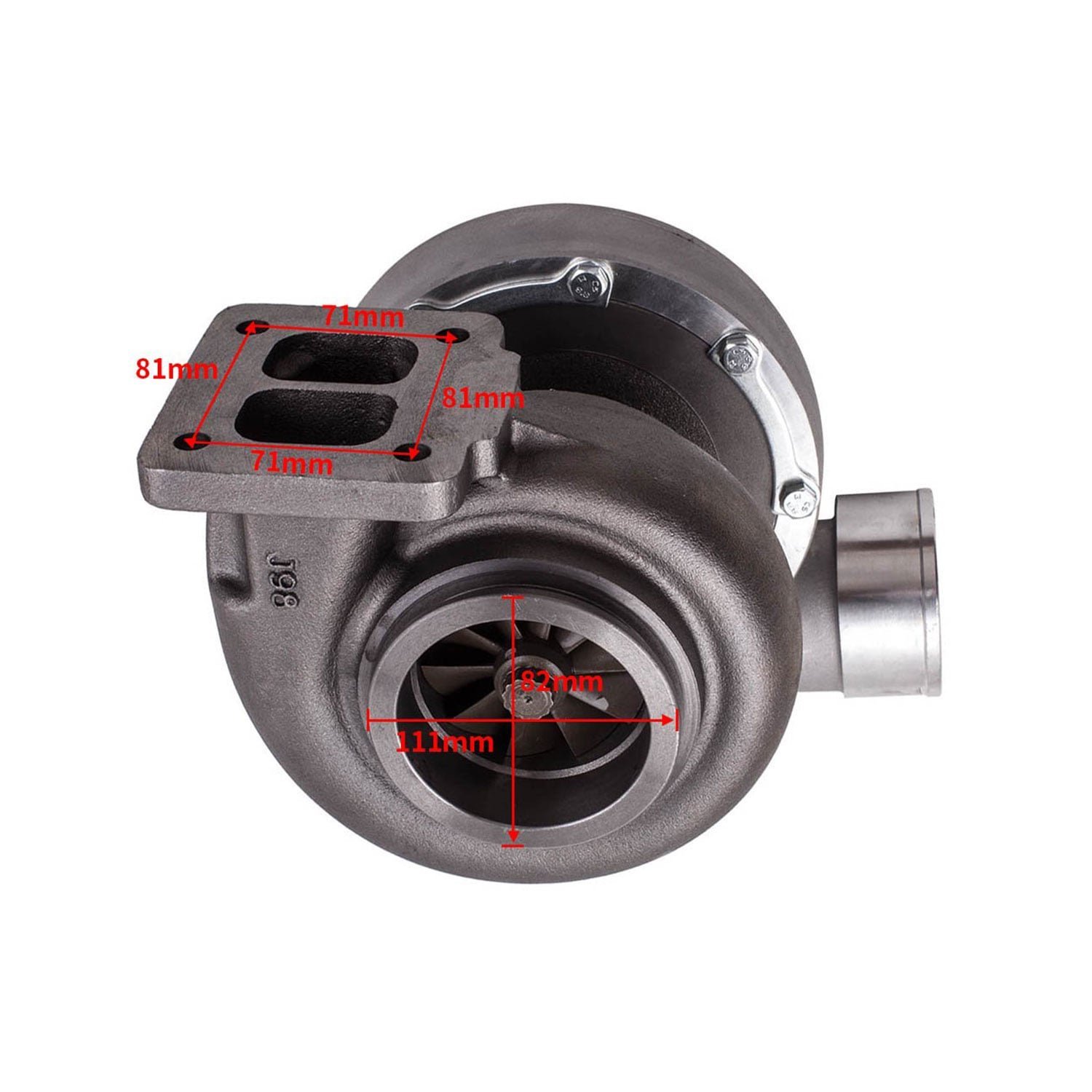 Maxpeedingrods GT45 T4 Upgrade Racing Turbo charger - الصورة 2