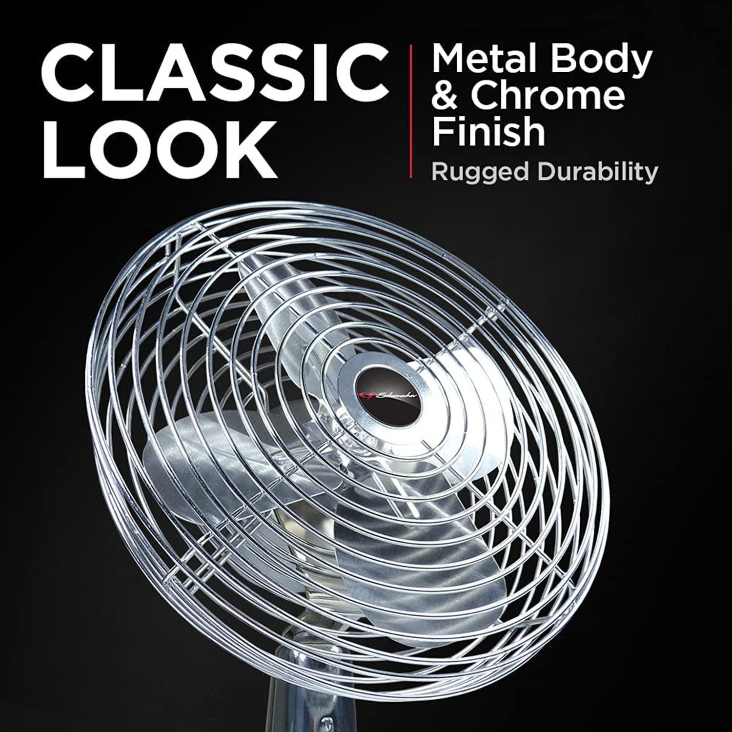 Schumacher 125 Chrome Fan 12V - الصورة 3