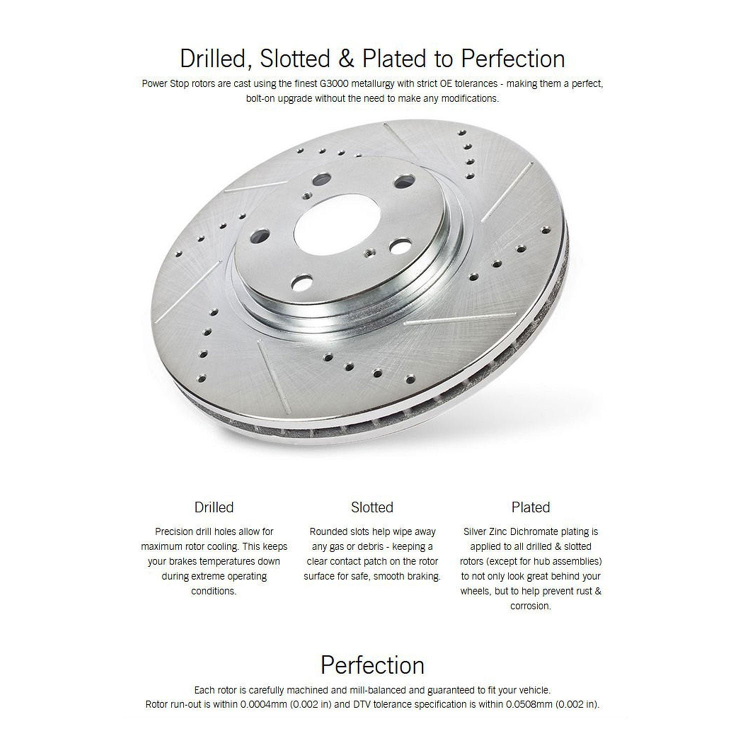 Power Stop® - Evolution Drilled and Slotted - الصورة 3